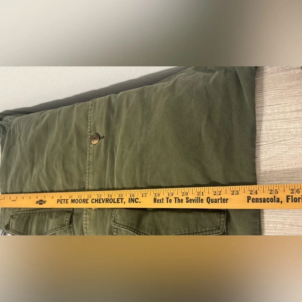 Vintage Gap Chore Field Jacket Olive Green Corduroy Cuffs Collar *NO SIZE TAG* - Picture 7 of 9